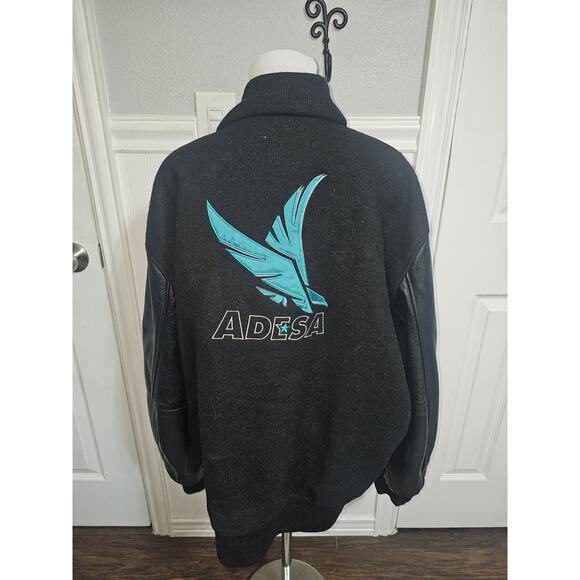 Vintage Skookum Adesa Wool Leather Letterman Varsity Jacket Size 54 Made in USA - Picture 4 of 10